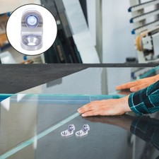 50 Pcs Shelf Pegs Glass Brackets Clips for Kitchen Cabinets Partition Supports