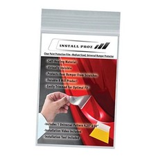 Clear Paint Protection Film-Medium Sized, Universal, Rear Bumper Protector