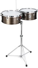 Latin Percussion Pedrito Signature Timbales - Dark Mocha