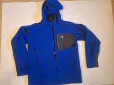 The North Face Boys Full Zip Hooded Sweatshirt Fleece Lined Blue Size XL 18/20