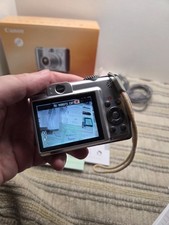 Canon Powershot A560 7.1mp Digital Camera w/ original box  manuals-Tested works