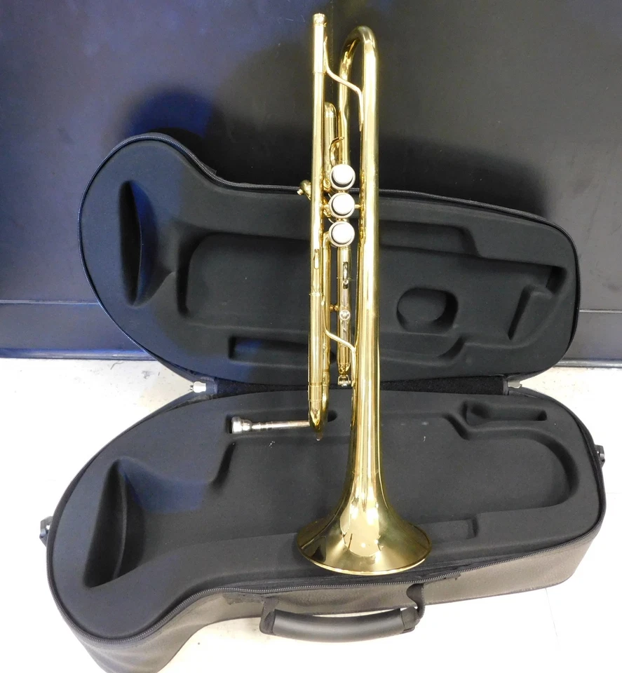 Trompeta Borg Student con boquilla 7C y estuche original Foto 2 de 4