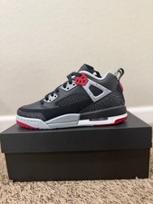 Jordan Spizike Low Black Cement GS Size 5Y - Brand New