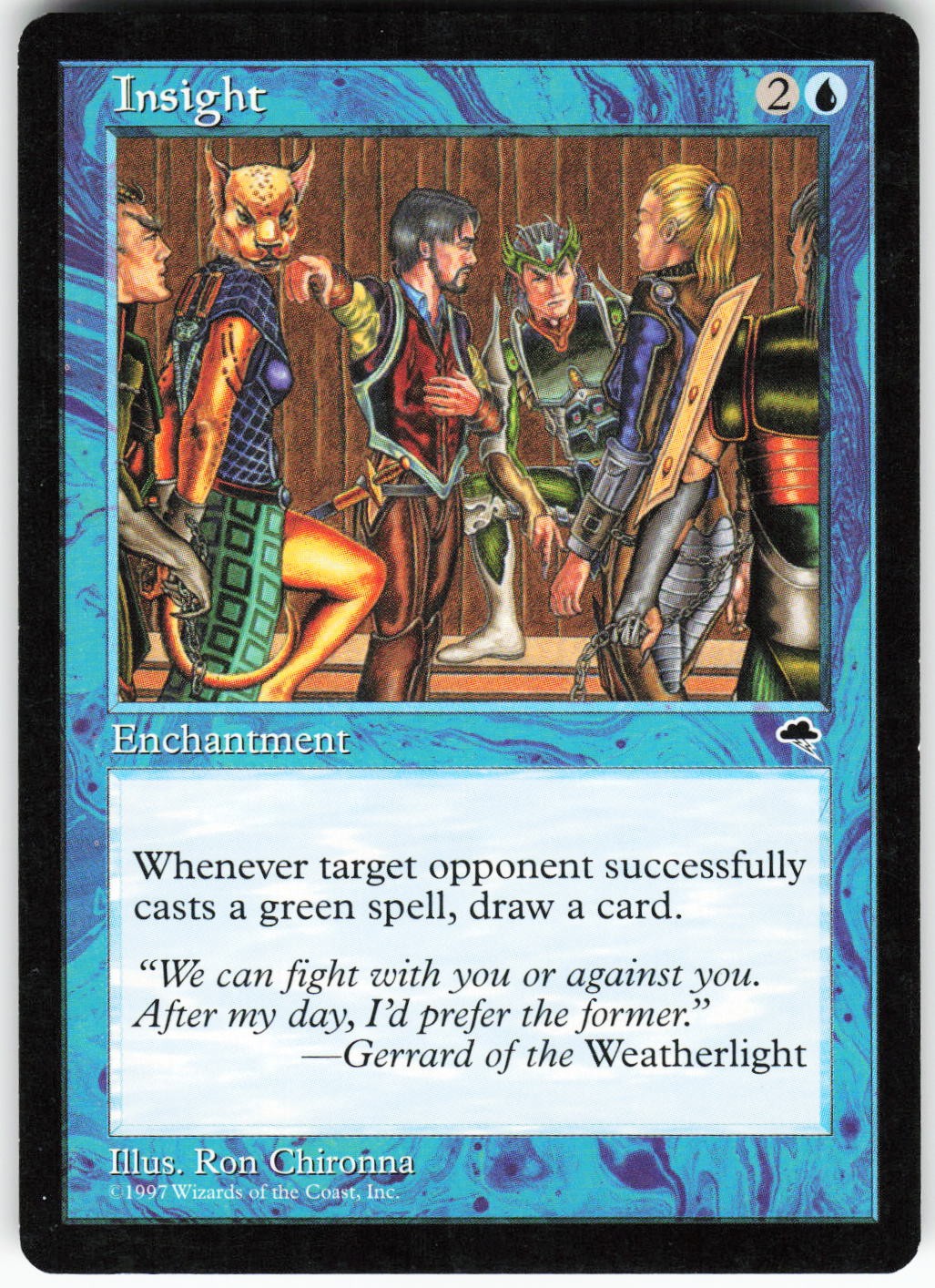 Insight U Tempest TMP Enchantment Regular 68 MTG NM