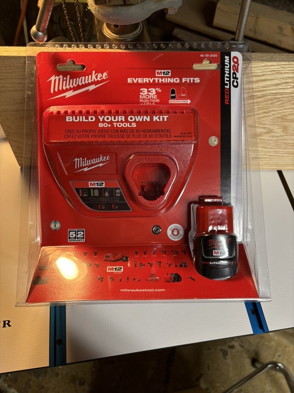 NEW Milwaukee 48-59-2420 CP2.0 Battery (48-11-2420) & Charger (48-59-2401) Kit