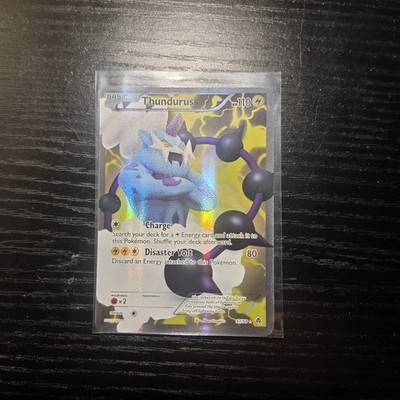 Pokemon | Thundurus (97 Full Art) | 97/98 | NM Holo Good Borders 