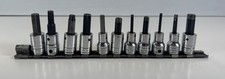 Snap-on 11pc 38 Drive Hex Allen Torx Phillips Triple Square Socket Lot Usa
