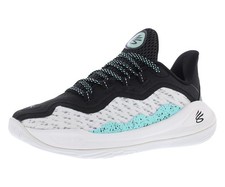 Under Armour Boys' Steph Curry-11 Basketball Shoes - White/Black/Blue