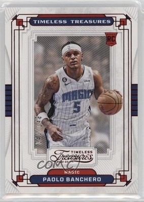 2022 Panini Chronicles Timeless Treasures Red /149 Paolo Banchero Rookie RC 1pe9