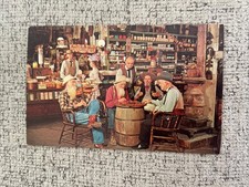 1950-60 Postcard Checker Game Knott's Berry Farm and Ghost Town Bueno Park CA