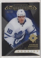 2018-19 Ultimate Collection Introductions Onyx Black 23/25 Andreas Johnsson 8ou
