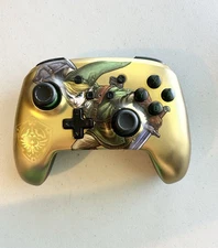 Nintendo Legend Of Zelda— Power A Wireless Controller — FOR PARTS OR REPAIR