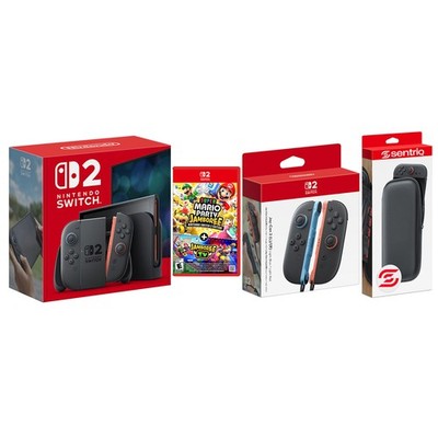 Nintendo Switch 2 Console + Super Mario Party Jamboree + Extra Joy-Cons Bundle