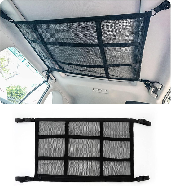 Kofferraumnetz Auto GepäCknetz Organizer Elastisch Mit Haken 65 Cm-image