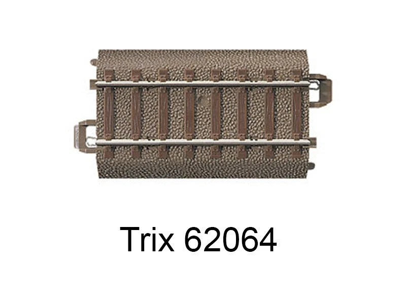 TRIX Rail droit voie C 64,3 mm - Trix 62064 - Photo 1/1