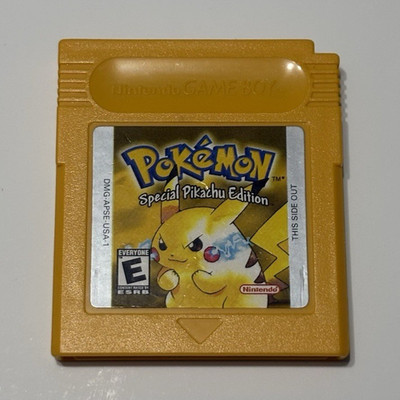 TESTED, WORKING Pokémon Special Pikachu Edition Nintendo GB Cartridge ONLY -USED