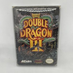 Double Dragon III 3: The Sacred Stones Authentic Nintendo NES CIB