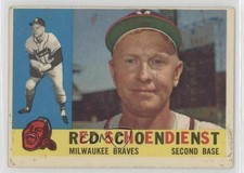 1960 Topps Red Schoendienst #335 HOF 2f4