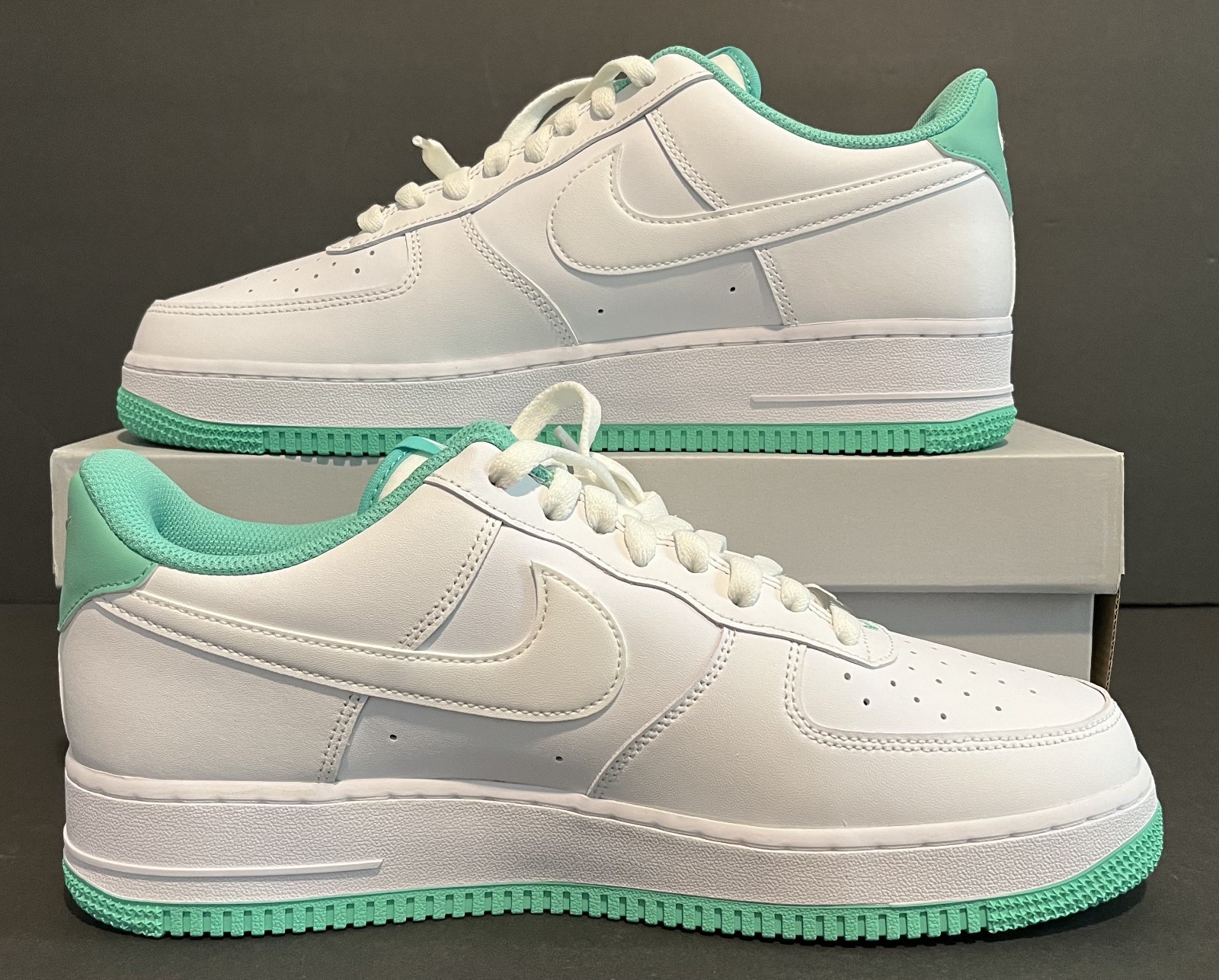 NEW Men's Nike Air Force 1 '07 'White Light Menta' | DH7561-107 | Size 11M thumbnail 2