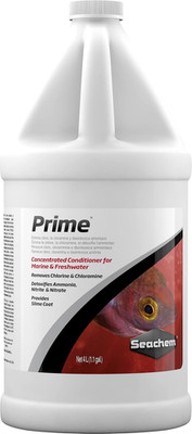 Prime Fresh and Saltwater Conditioner - Chemical Remover and Detoxifier 1 Gal