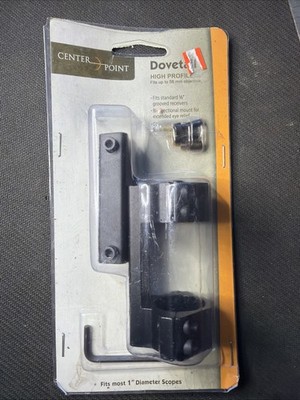 Center Point Dovetail High Profile 1  Rings Fits 3/8'' Grooved Receivers 56mm