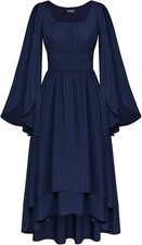 Scarlet Darkness Womens Renaissance costume dress SM , split sleeves