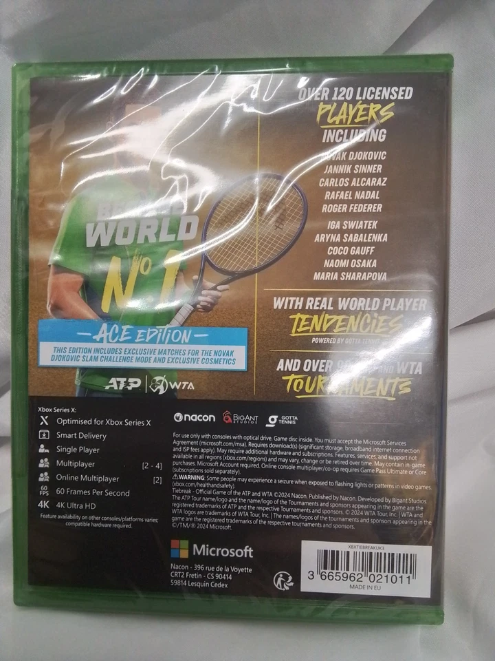 Xbox Series X Xbox One Tiebreak Ace Edition NEW AND SEALED #4403 - Image 3 of 4