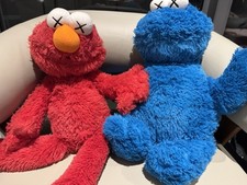 KAWS Sesame Street Uniqlo Elmo Cookies Monster Plush Toy