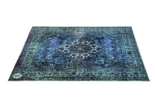 Drum N Base Vintage Persian Style Drum Rug 5.34' X 4.65' Blue Rug