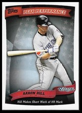 2010 Topps #PP-66 Aaron Hill Peak Performance