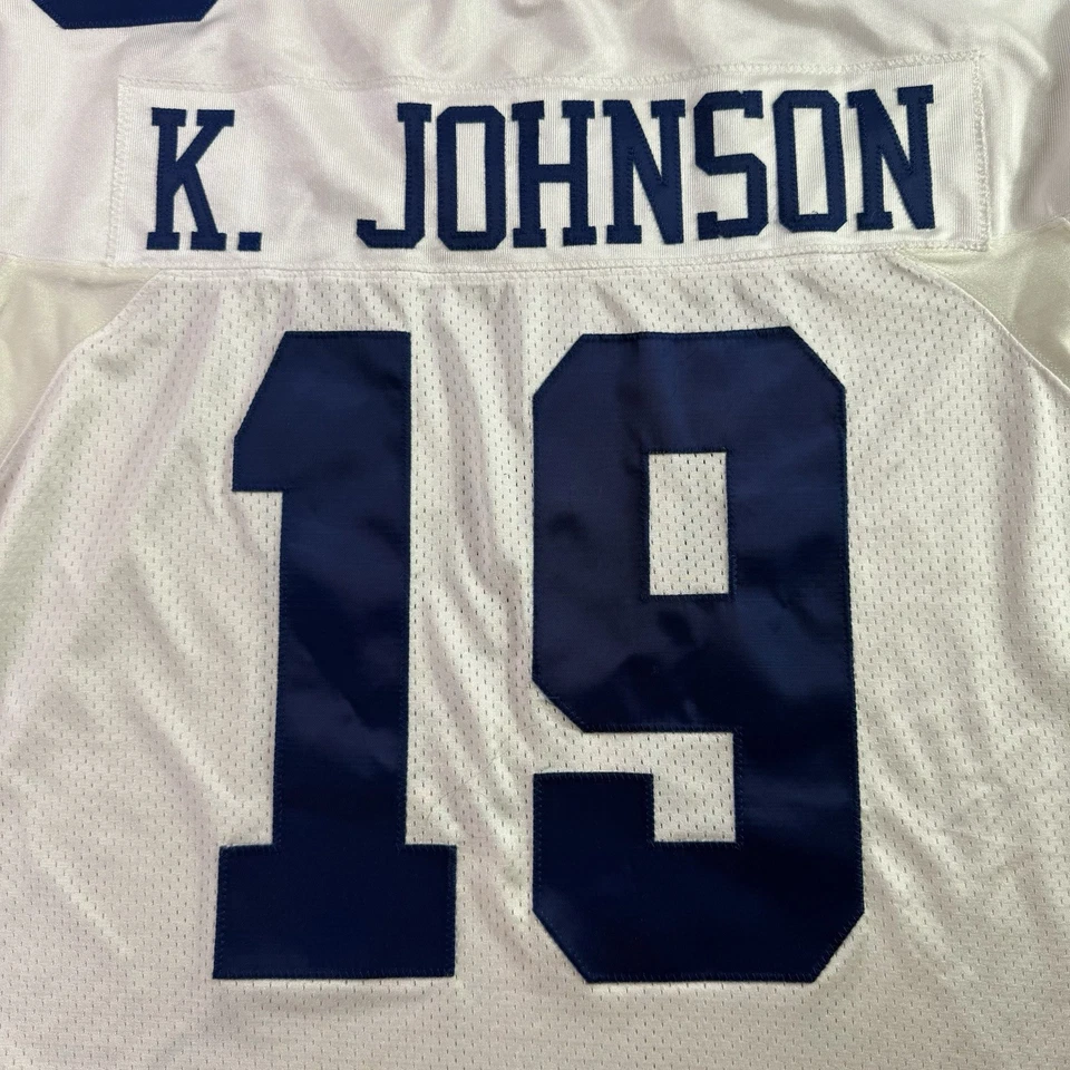 Camiseta deportiva vintage REEBOK Keyshawn Johnson cosida NFL talla 60 3XL Dallas Cowboys Foto 2 de 4