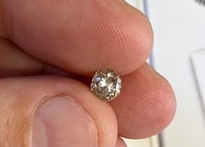 Certified 0.98 Carat L SI1 Round Brilliant Natural Enhanced Loose Diamond 5.77mm