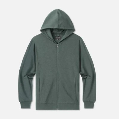 Unbound Merino Compact Travel Hoodie - Dusty Teal - Size Medium