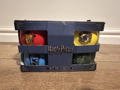 Harry Potter 4 ceramic mini mugs, expresso set, House Crest print