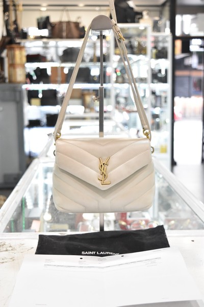 Saint Laurent Loulou Toy Bag White