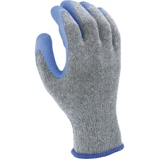 Ironton Men's Latex-Coated Work Gloves, Blue, Medium