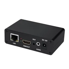 USB IP to HDMI HD Video Decoder- H.265/H.264 IP Camera & Streaming Mini DECODER