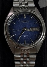 Seiko 5 Automatic Men’s Watch 17 Jewels Blue Dial Japan Made Cal.7009