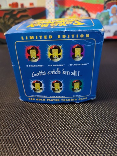 1999 Burger King Pokemon Limited Edition 23k GP Pikachu Complete w/ Certificate - Picture 17 of 18