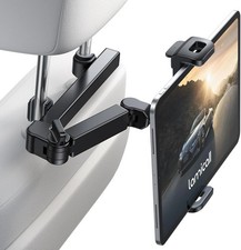 Car Headrest Tablet Holder Adjustable Mount For 4.7 to 11 Inch Devices Back Seat