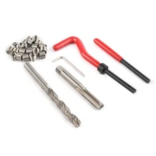 25PC Metric Thread Repair Insert Kit M8X1.0 Helicoil Coil Tools Set