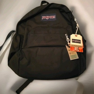 Jansport Cross Town Plus 17'' Black Backpack Brand NEW