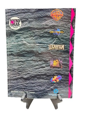 Sound Ideas Sound Effects BOOK ONLY *WORN! 1996 Series 1000-7000 Universal Lucas