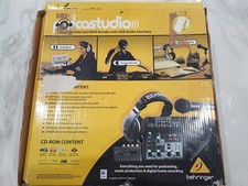 Behringer Podcastudio USB complete bundle with USB/Audio Interface