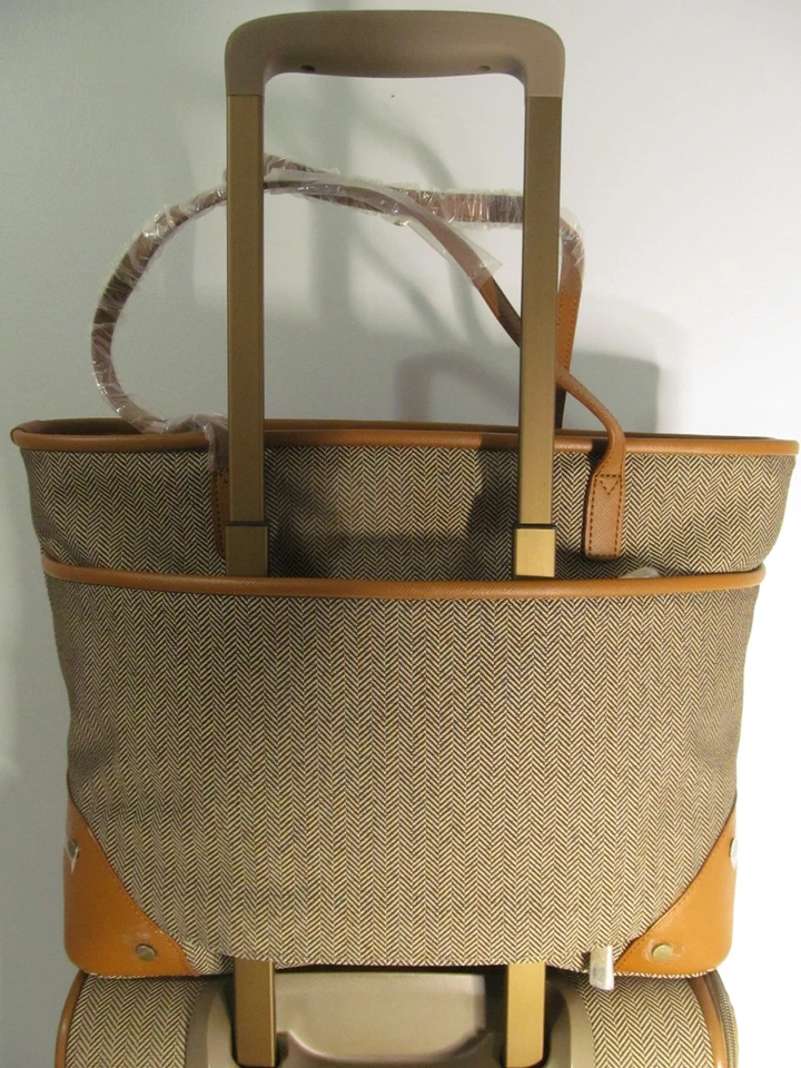 Juego de equipaje Hartmann para mujer color espiga tostado - Varilla de viaje para llevar y hombros - Nuevo con etiquetas Foto 4 de 4