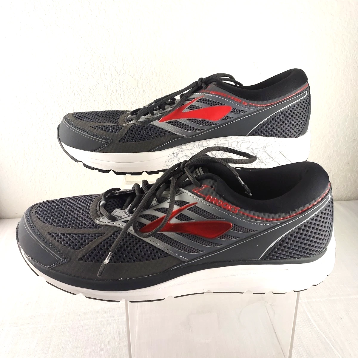Brooks Addiction 13 Men\'s Gray Running Shoes 1102611D080 US Size 10 Brooks Addiction 13 Gray - 110261-1D-080 for sale | eBay main image 2