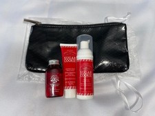 BeautiControl travel set of 4: Detoxifying Bath Soak, Hand Creme, Hand Soap, Bag