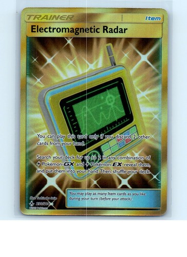 Electromagnetic Radar 230/214 Secret Rare Unbroken Bonds Pokemon Holo NM
