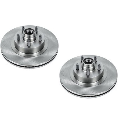SET-P15AR8585-2 Powerstop Brake Discs 2-Wheel Set Front RWD  for Explorer Ford
