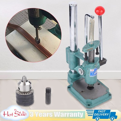 #ad #ad Leather Hole Puncher Hand Punch Machine Manual Embossing Imprinting Press Tool $66.77